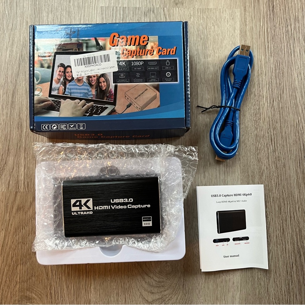 4K Capture Card - HDMI to USB 3.0 Audio Video Grabber HD - BRAND NEW